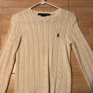 Cream/Beige Sweater by Ralph Lauren Polo. NWOT.